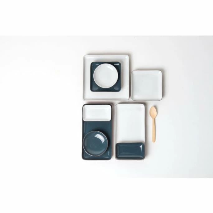 Promo 🥰 Urban Nature Culture Share Your Food Schale - Ø 10 Cm - Höhe 2 Cm - Terracotta-blue ✨ 4 Promo 🥰 Urban Nature Culture Share Your Food Schale - Ø 10 Cm - Höhe 2 Cm - Terracotta-blue ✨ - Image 2