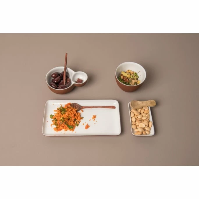 Brand new 🛒 Urban Nature Culture Share Your Food Schale - Ø 11,5 Cm - Höhe 5 Cm - Terracotta-weiß ✨ 6 Brand new 🛒 Urban Nature Culture Share Your Food Schale - Ø 11,5 Cm - Höhe 5 Cm - Terracotta-weiß ✨ - Image 4