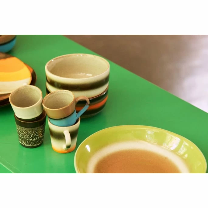Deals 🤩 HK Living 70's Ceramic Dessertschale 4er-Set - 4er-Set: 400 Ml - Ø 12,5 Cm - 12,5x12,5x6 Cm - Multicolour 👍 9 Deals 🤩 HK Living 70's Ceramic Dessertschale 4er-Set - 4er-Set: 400 Ml - Ø 12,5 Cm - 12,5x12,5x6 Cm - Multicolour 👍 - Image 7