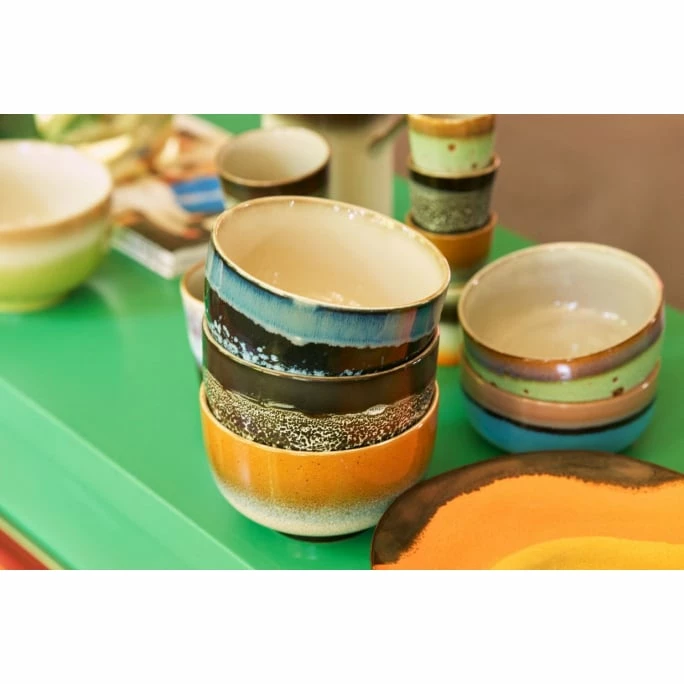 Deals 🤩 HK Living 70's Ceramic Dessertschale 4er-Set - 4er-Set: 400 Ml - Ø 12,5 Cm - 12,5x12,5x6 Cm - Multicolour 👍 10 Deals 🤩 HK Living 70's Ceramic Dessertschale 4er-Set - 4er-Set: 400 Ml - Ø 12,5 Cm - 12,5x12,5x6 Cm - Multicolour 👍 - Image 8
