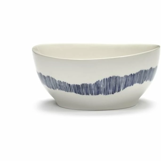 Brand new 😀 Serax Feast By Ottolenghi Schüssel 4er Set - 4 Schüsseln à ø 16 Cm - Höhe 7,5 Cm - Weiß Swirl-stripes Blau 😀 4 Brand new 😀 Serax Feast By Ottolenghi Schüssel 4er Set - 4 Schüsseln à ø 16 Cm - Höhe 7,5 Cm - Weiß Swirl-stripes Blau 😀 - Image 2