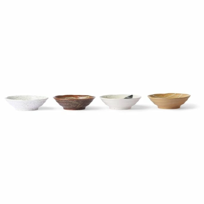 Promo 👏 HK Living Kyoto Ceramics Flache Schlüssel 4er-Set - ø 16,5 Cm - Höhe 4,5 Cm - 4-teilig - Multicolour 😀 4 Promo 👏 HK Living Kyoto Ceramics Flache Schlüssel 4er-Set - ø 16,5 Cm - Höhe 4,5 Cm - 4-teilig - Multicolour 😀 - Image 2