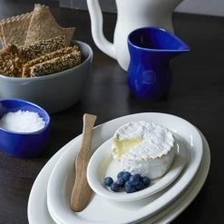 Brand new 👏 Kähler Design Kähler Ursula Teller Oval - Gross - Ø 33 Cm - White ⌛ -Rosendahl-Shop unnamed file 664