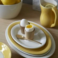 Brand new 👏 Kähler Design Kähler Ursula Teller Oval - Gross - Ø 33 Cm - White ⌛ -Rosendahl-Shop unnamed file 666