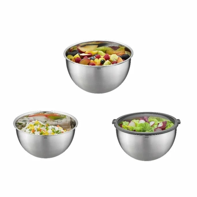 Cheapest 😉 GEFU Schüssel-Set MONDI 3-tlg - 1 Liter + 2,5 Liter + 4,5 Liter - Edelstahl 🥰 3 Cheapest 😉 GEFU Schüssel-Set MONDI 3-tlg - 1 Liter + 2,5 Liter + 4,5 Liter - Edelstahl 🥰