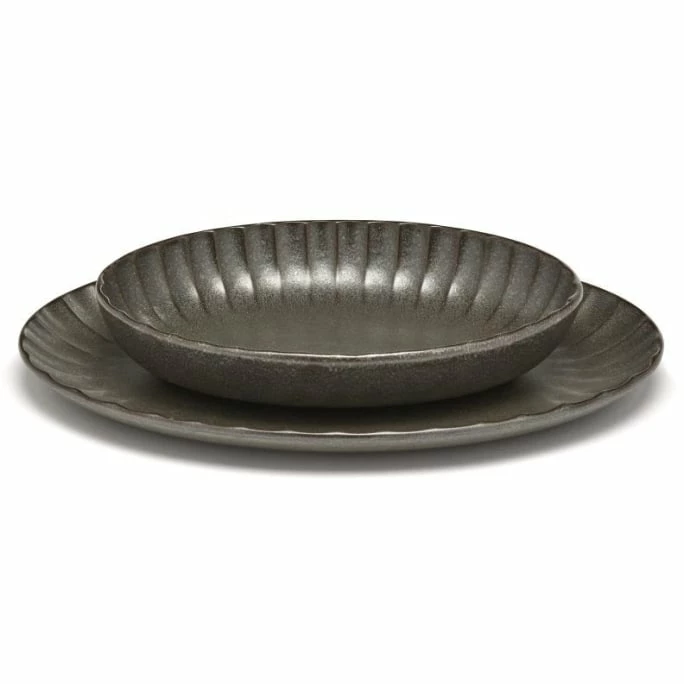 Best Pirce 🛒 Serax Inku Servierschüssel Oval - 19x13 Cm - Höhe 3,7 Cm - Grün 👏 4 Best Pirce 🛒 Serax Inku Servierschüssel Oval - 19x13 Cm - Höhe 3,7 Cm - Grün 👏 - Image 2