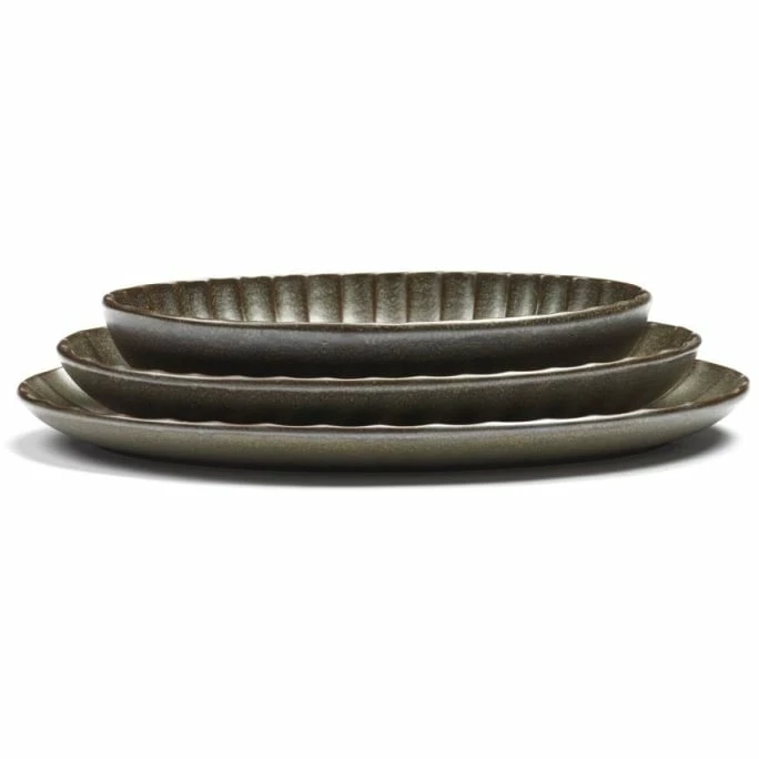 Best Pirce 🛒 Serax Inku Servierschüssel Oval - 19x13 Cm - Höhe 3,7 Cm - Grün 👏 6 Best Pirce 🛒 Serax Inku Servierschüssel Oval - 19x13 Cm - Höhe 3,7 Cm - Grün 👏 - Image 4