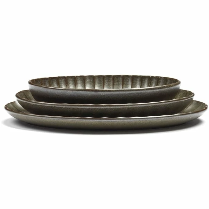 Best Pirce 🛒 Serax Inku Servierschüssel Oval - 19x13 Cm - Höhe 3,7 Cm - Grün 👏 7 Best Pirce 🛒 Serax Inku Servierschüssel Oval - 19x13 Cm - Höhe 3,7 Cm - Grün 👏 - Image 5