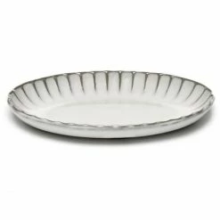 Flash Sale 👏 Serax Inku Servierschüssel Oval - 22x15,4 Cm - Höhe 2,7 Cm - Weiß ⭐
