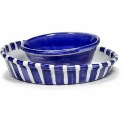 Best deal 🔥 Serax Table Nomade Salatschale L - ø 39 Cm - Höhe 8 Cm - Blau / Weiß 😉 -Rosendahl-Shop unnamed file 749