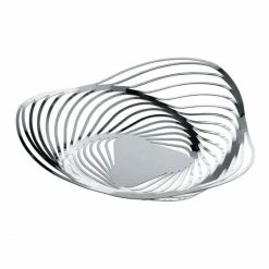 Flash Sale 🛒 Alessi TRINITY Korbschale - Ø 26 Cm - Höhe 7 Cm - Edelstahl 🎁