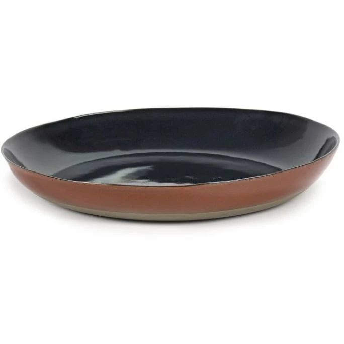 Flash Sale 😍 Serax Terres De Reves Servierschale - ø 35,5 Cm - Höhe 6 Cm - Dunkelblau / Rost ⭐ 3 Flash Sale 😍 Serax Terres De Reves Servierschale - ø 35,5 Cm - Höhe 6 Cm - Dunkelblau / Rost ⭐