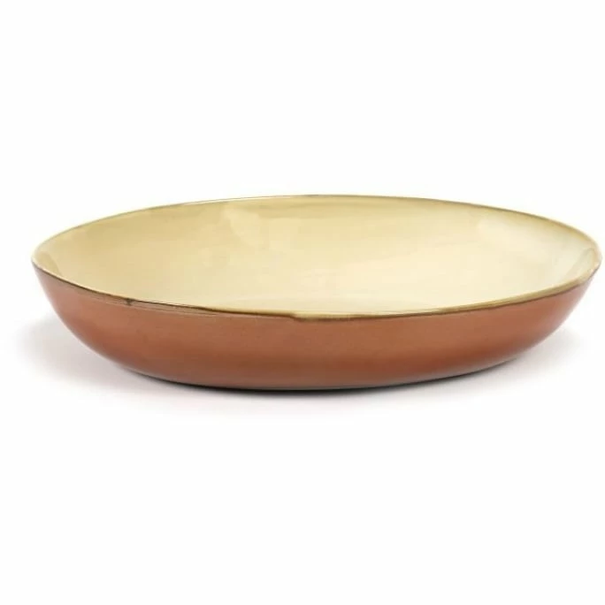 Flash Sale 🌟 Serax Terres De Reves Servierschale Oval - 33x29 Cm - Höhe 6 Cm - Nebelgrau / Rost 🌟 3 Flash Sale 🌟 Serax Terres De Reves Servierschale Oval - 33x29 Cm - Höhe 6 Cm - Nebelgrau / Rost 🌟