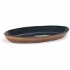 Deals 🌟 Serax Terres De Reves Servierschale Oval - 45x26,5 Cm - Höhe 6 Cm - Dunkelblau / Rost 😉