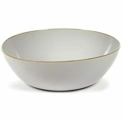 Deals 🌟 Serax Terres De Reves Salatschüssel - ø 27 Cm - Höhe 8,8 Cm - Hellgrau ⭐