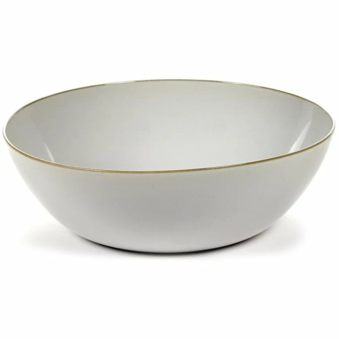 Deals 🌟 Serax Terres De Reves Salatschüssel - ø 27 Cm - Höhe 8,8 Cm - Hellgrau ⭐ 3 Deals 🌟 Serax Terres De Reves Salatschüssel - ø 27 Cm - Höhe 8,8 Cm - Hellgrau ⭐