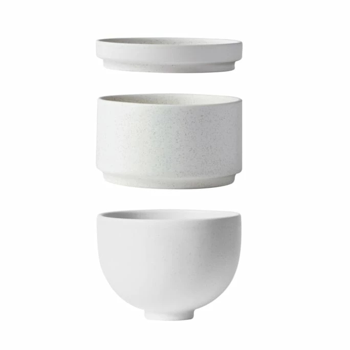 Outlet ⭐ Kristina Dam Studio Setomono Schalen-Set S - 3-tlg - 2 X 400 Ml / Ø 12 Cm - Höhe 1,8 Cm - Off White 👏 3 Outlet ⭐ Kristina Dam Studio Setomono Schalen-Set S - 3-tlg - 2 X 400 Ml / Ø 12 Cm - Höhe 1,8 Cm - Off White 👏