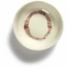 Cheapest 💯 Serax Feast By Ottolenghi Schale 8er Set - 8 Schalen à ø 7,5 Cm - Höhe 2 Cm - Weiß Swirl-stripes Rot 🎁