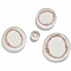Cheapest 💯 Serax Feast By Ottolenghi Schale 8er Set - 8 Schalen à ø 7,5 Cm - Höhe 2 Cm - Weiß Swirl-stripes Rot 🎁 -Rosendahl-Shop unnamed file 835