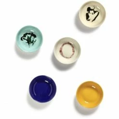 Cheapest 💯 Serax Feast By Ottolenghi Schale 8er Set - 8 Schalen à ø 7,5 Cm - Höhe 2 Cm - Weiß Swirl-stripes Rot 🎁 -Rosendahl-Shop unnamed file 837