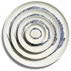 Cheap 🌟 Serax Feast By Ottolenghi Schale 4er Set - 4 Schalen à ø 11,5 Cm - Höhe 2 Cm - Weiß Swirl-stripes Blau 🤩 -Rosendahl-Shop unnamed file 859