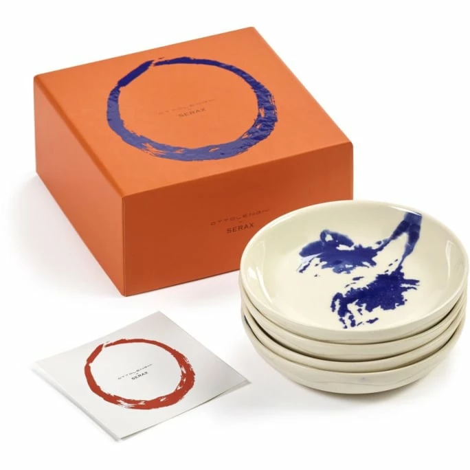 Promo ✨ Serax Feast By Ottolenghi Schale 4er Set - 4 Schalen à ø 11,5 Cm - Höhe 2 Cm - Weiß Artischocke Blau 😍 7 Promo ✨ Serax Feast By Ottolenghi Schale 4er Set - 4 Schalen à ø 11,5 Cm - Höhe 2 Cm - Weiß Artischocke Blau 😍 - Image 5