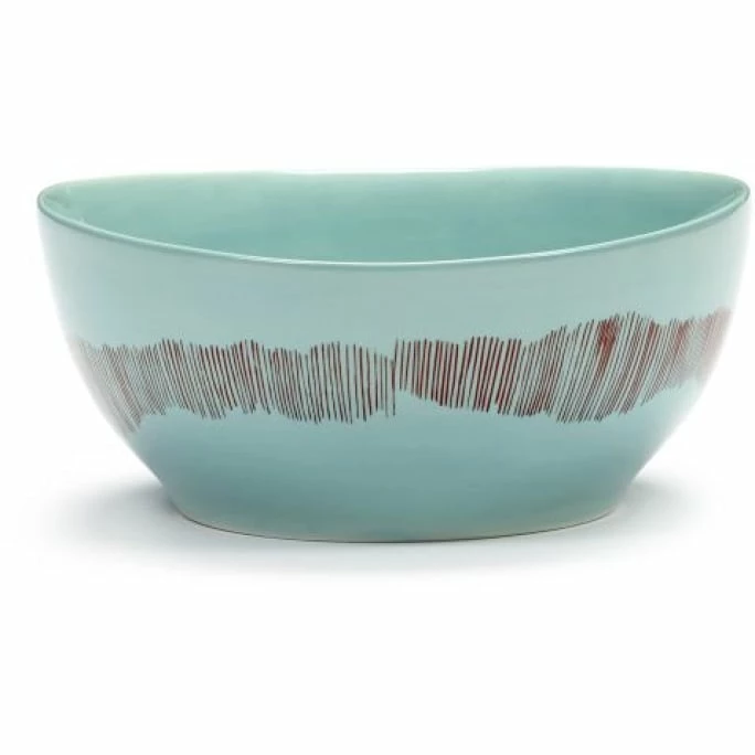 Flash Sale 🔔 Serax Feast By Ottolenghi Schüssel 4er Set - 4 Schüsseln à ø 16 Cm - Höhe 7,5 Cm - Azure Swirl-stripes Rot 😉 4 Flash Sale 🔔 Serax Feast By Ottolenghi Schüssel 4er Set - 4 Schüsseln à ø 16 Cm - Höhe 7,5 Cm - Azure Swirl-stripes Rot 😉 - Image 2