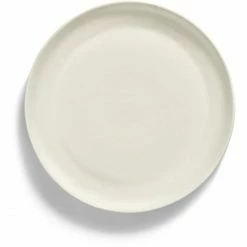 Outlet 🔥 Serax Feast By Ottolenghi Servierschüssel - ø 35 Cm - Höhe 4 Cm - Weiß Swirl-stripes Blau 👍