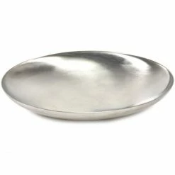 Coupon 🔥 Serax Table Accessoires Schüssel L - Ø 26 Cm - Höhe 3,5 Cm - Silberfarbig 🌟